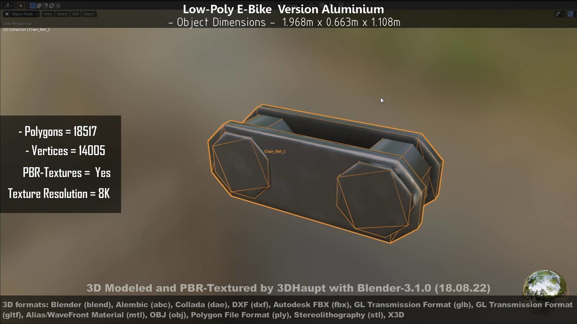 E-Bikes e-bike 3D Model Collection_50