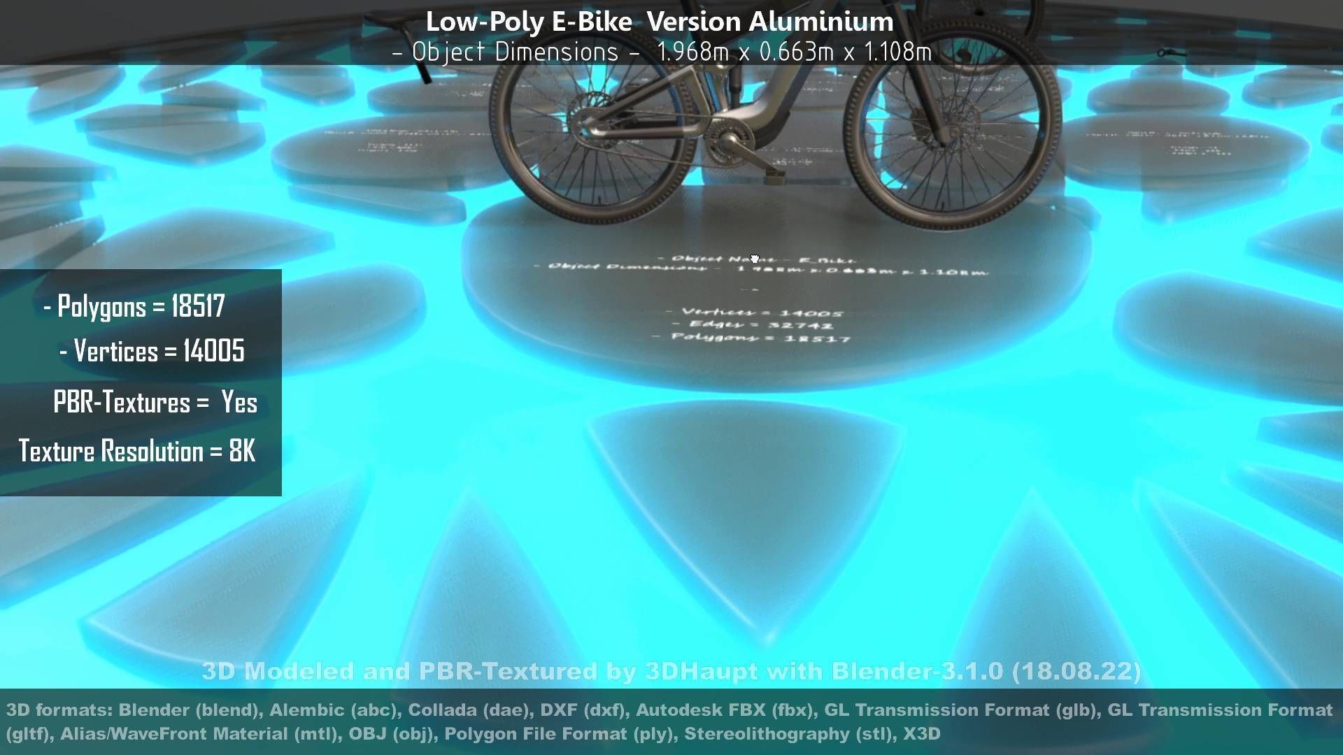 E-Bikes e-bike 3D Model Collection_117