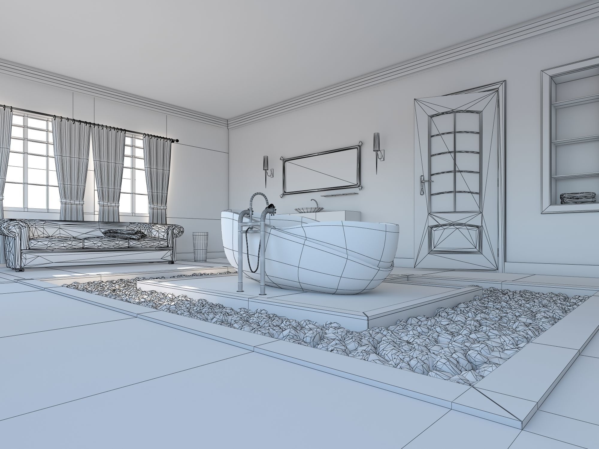 Bathroom 21 3D model_6