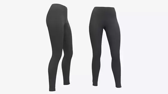 High Waisted Leggings for Women Black