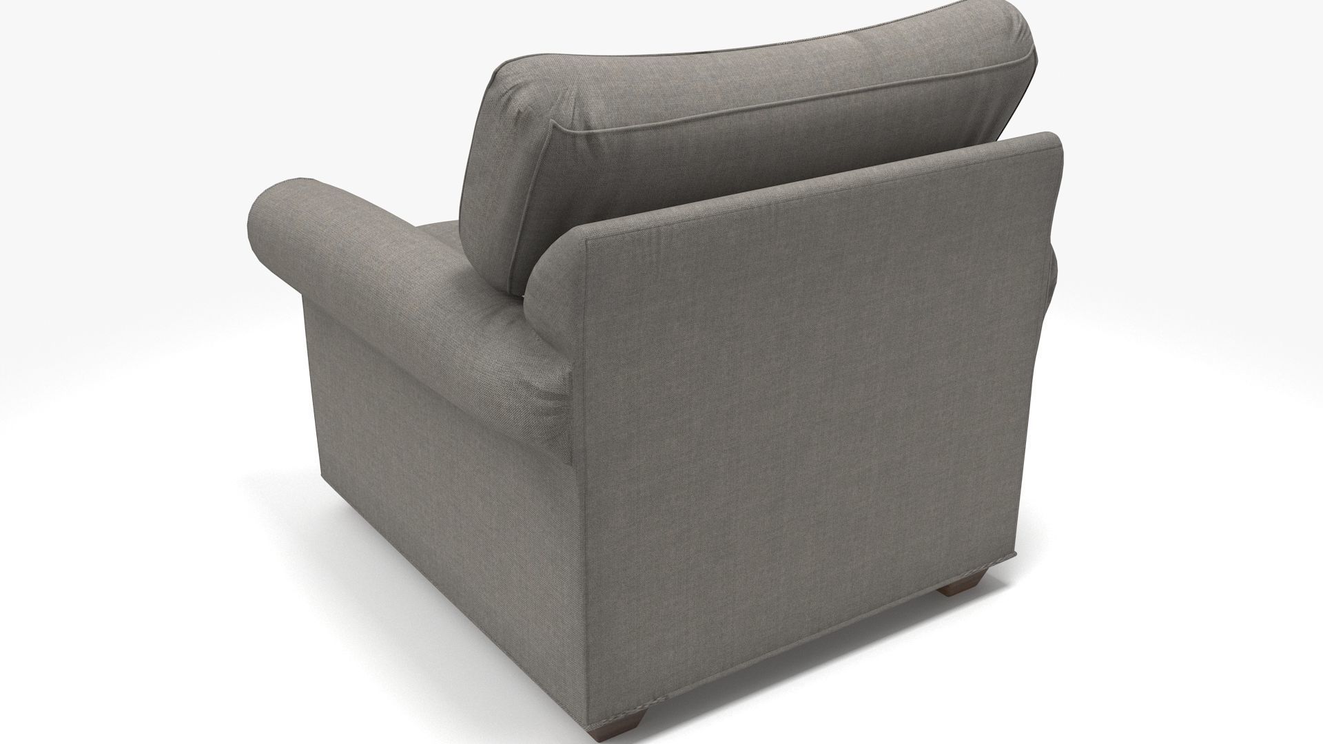 Ethan Allen Bennet Roll-Arm Chair 3D model_4