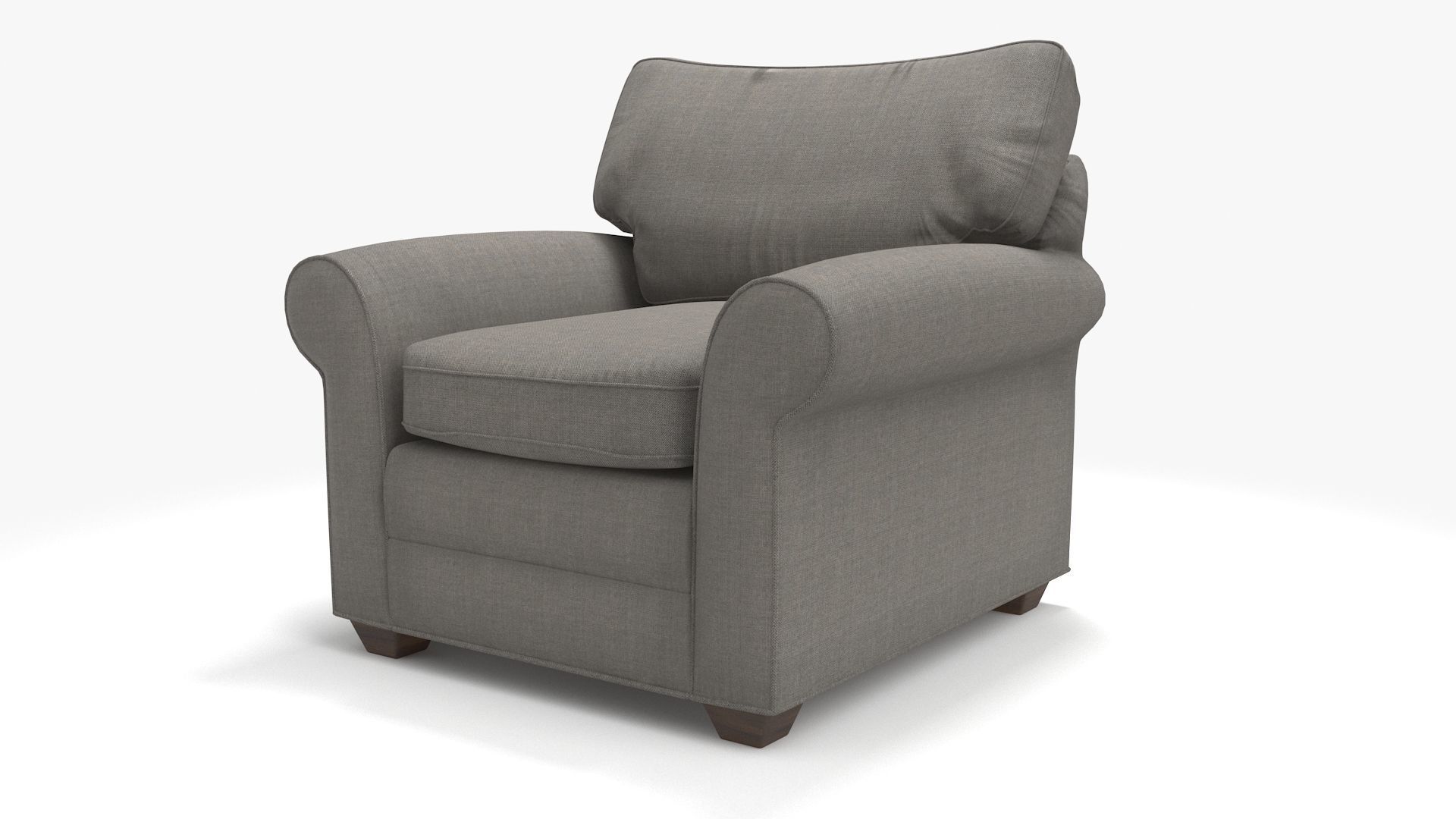 Ethan Allen Bennet Roll-Arm Chair 3D model_5