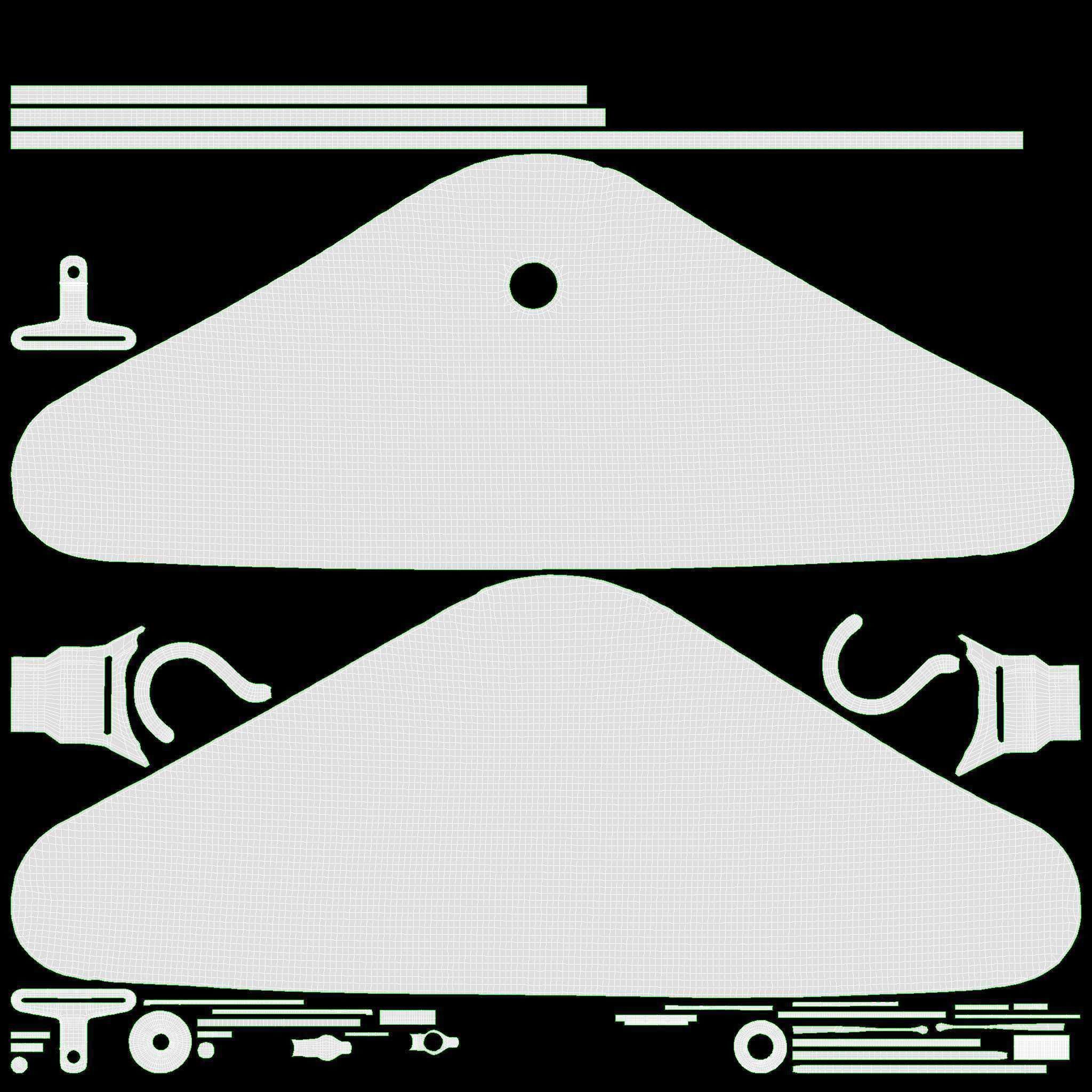 Clothes Hanger Inflatable 3D model_7