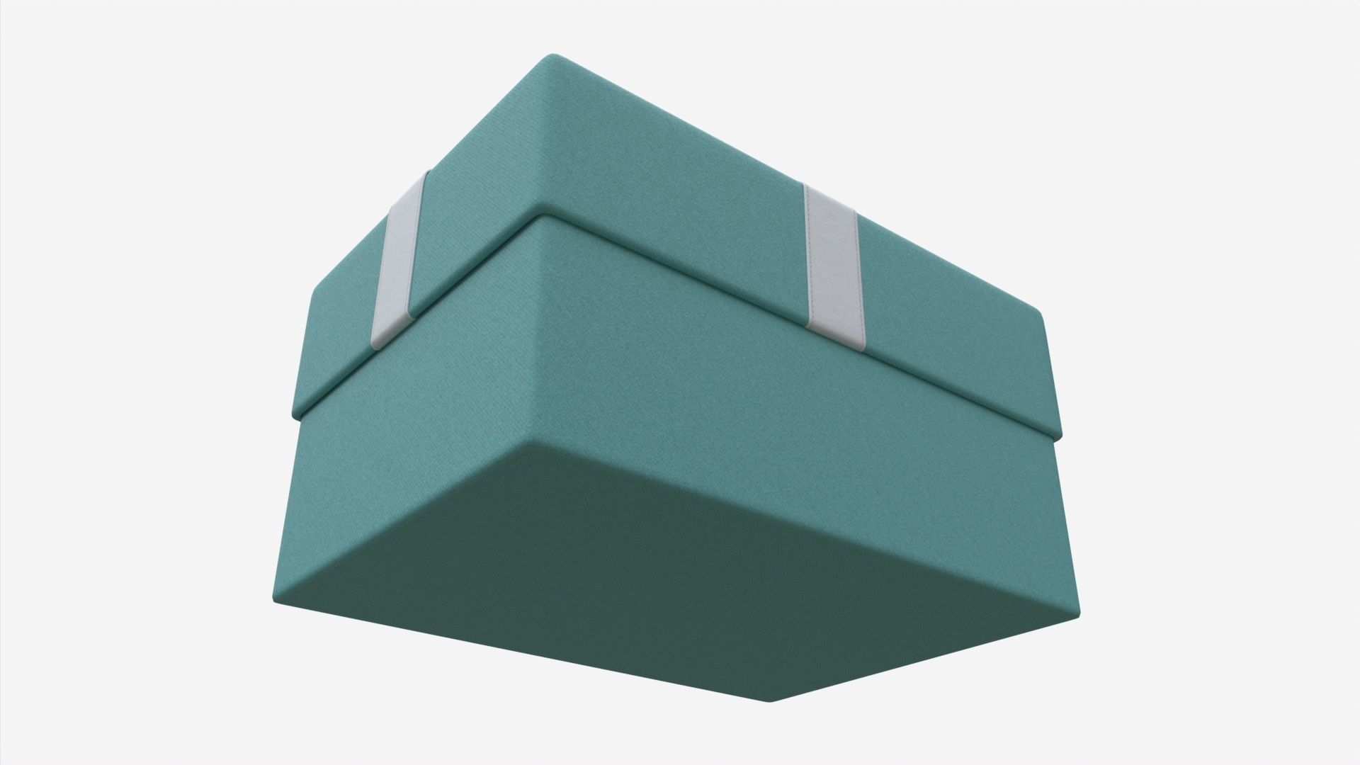 Jewelry Box with Ribbon 3D model_4