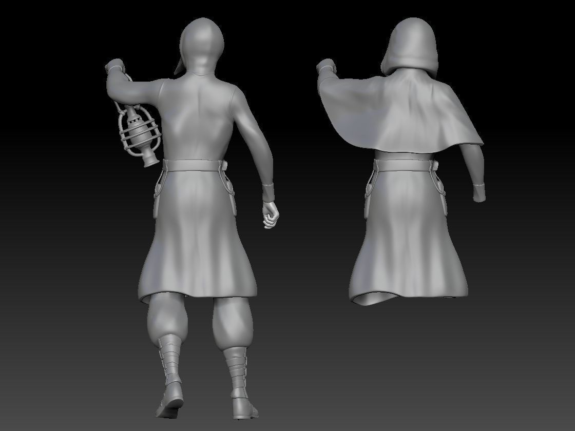 The Plague Doctor of Prague 3D print model_3
