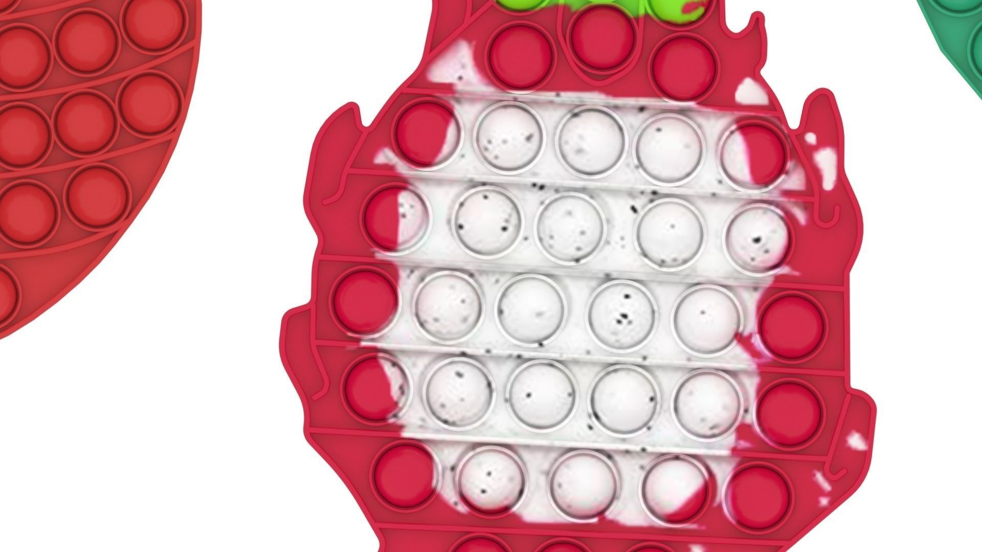 Fruits Pop It Fidget Toys Set 3D model_14