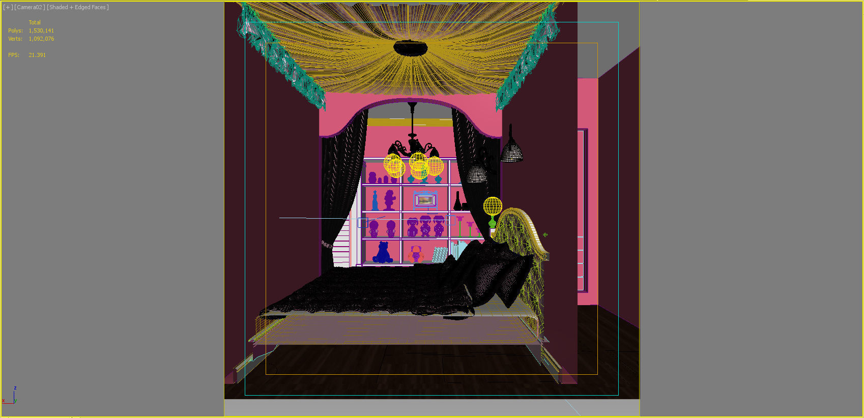 bedroom 18 3D model_4