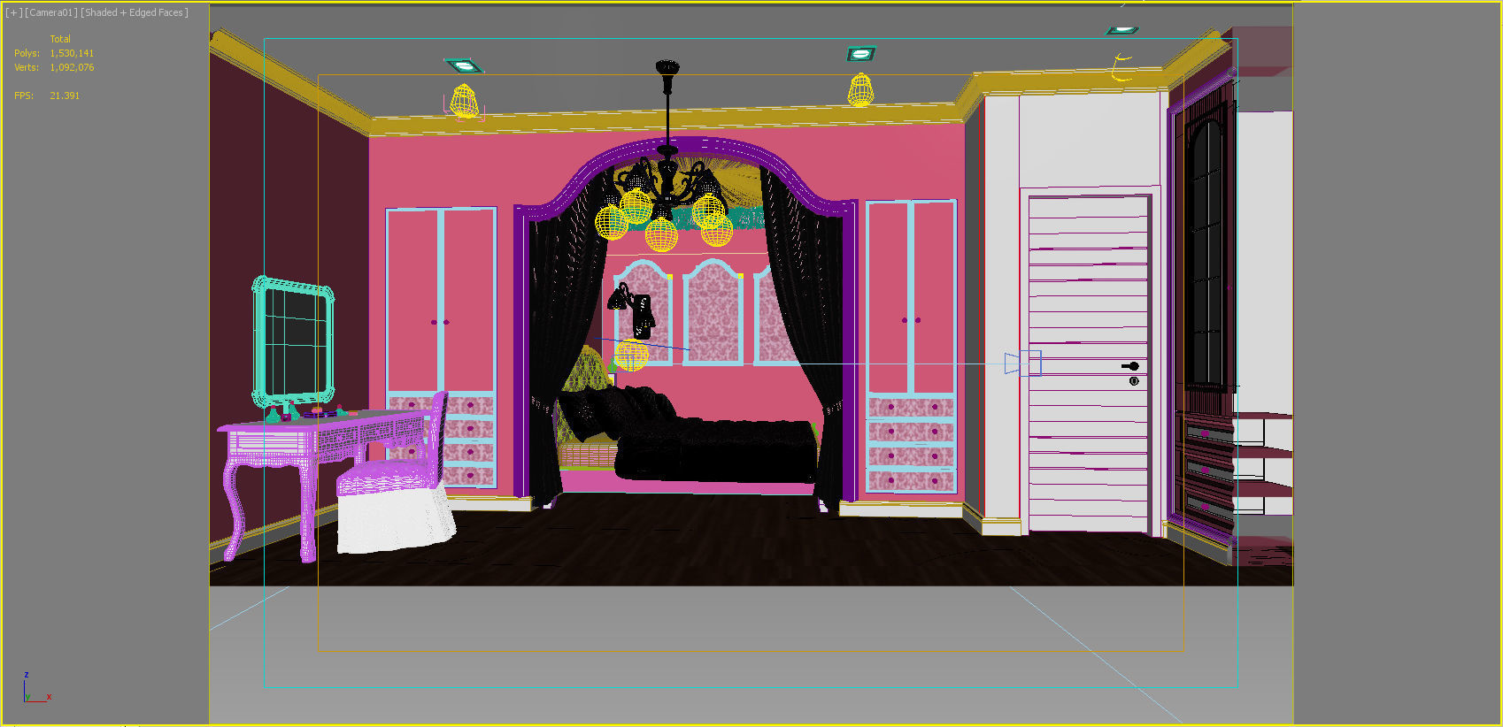 bedroom 18 3D model_3