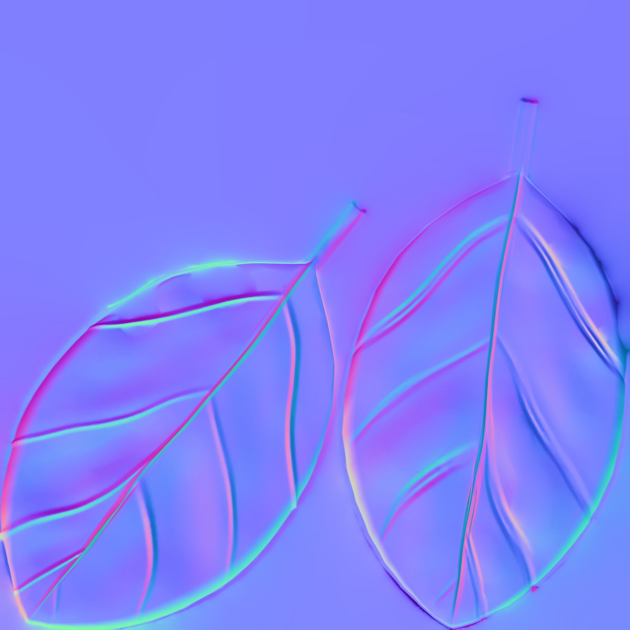 One Leaf Free low-poly 3D model_1