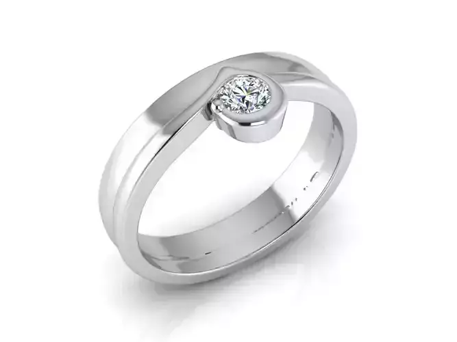 Diamond Jewelry Ring 3D print model