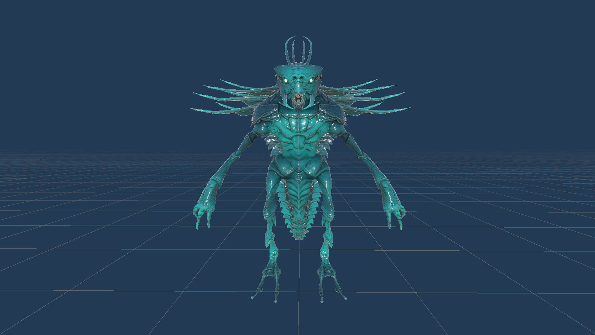 Bug Creature 2 Low-poly 3D model_29