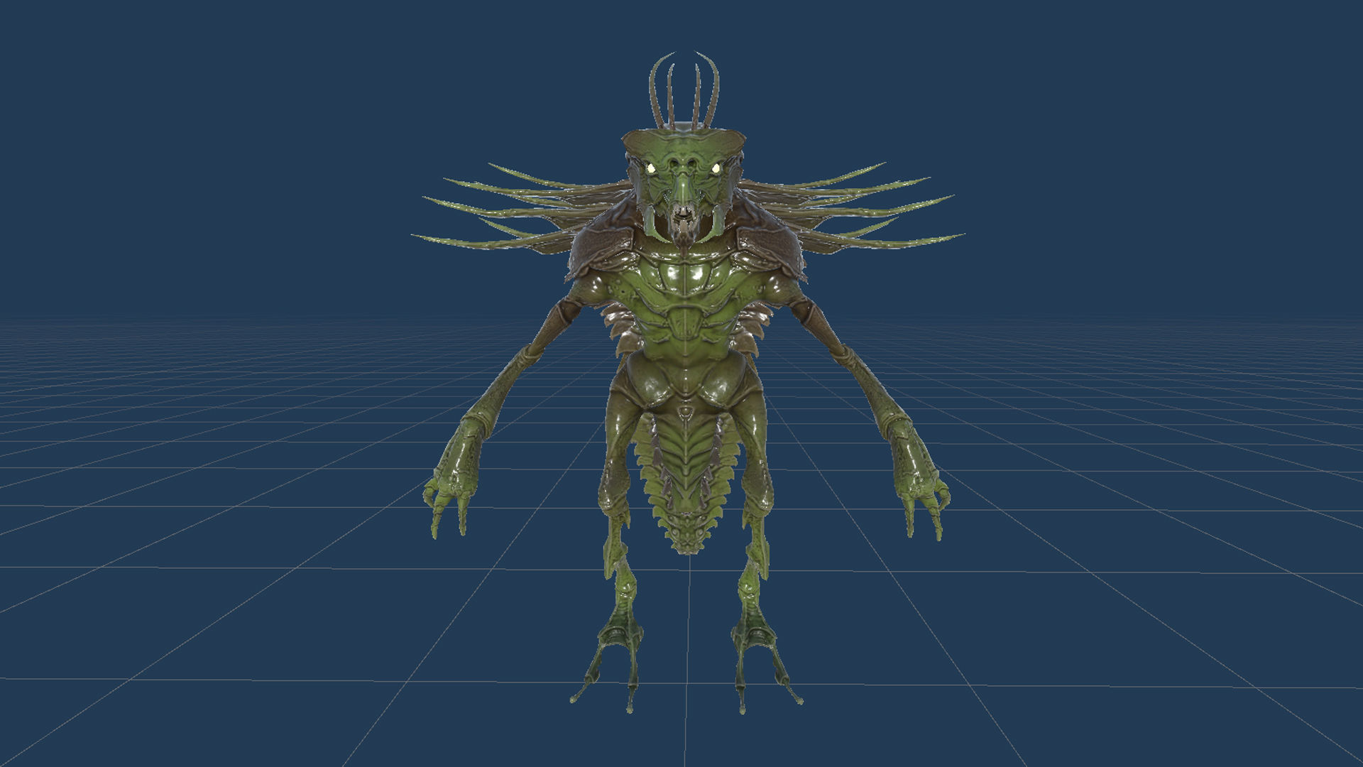 Bug Creature 2 Low-poly 3D model_30