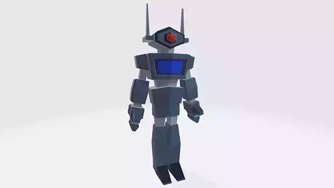 Ai Robot for game  Free low-poly 3D model