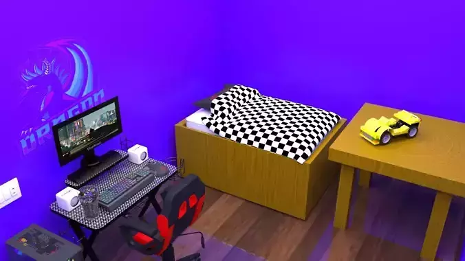 Computer Room 3D model
