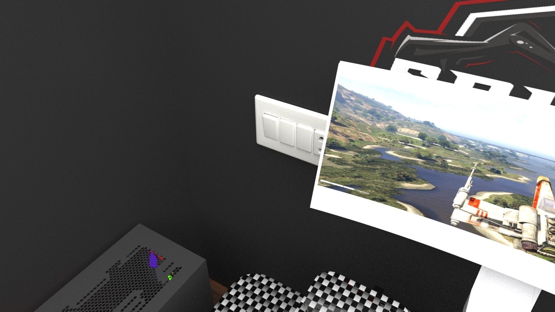 Computer Room 3D model_9