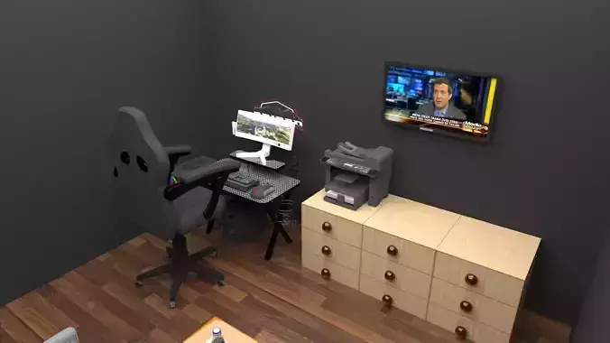 Computer Room 3D model
