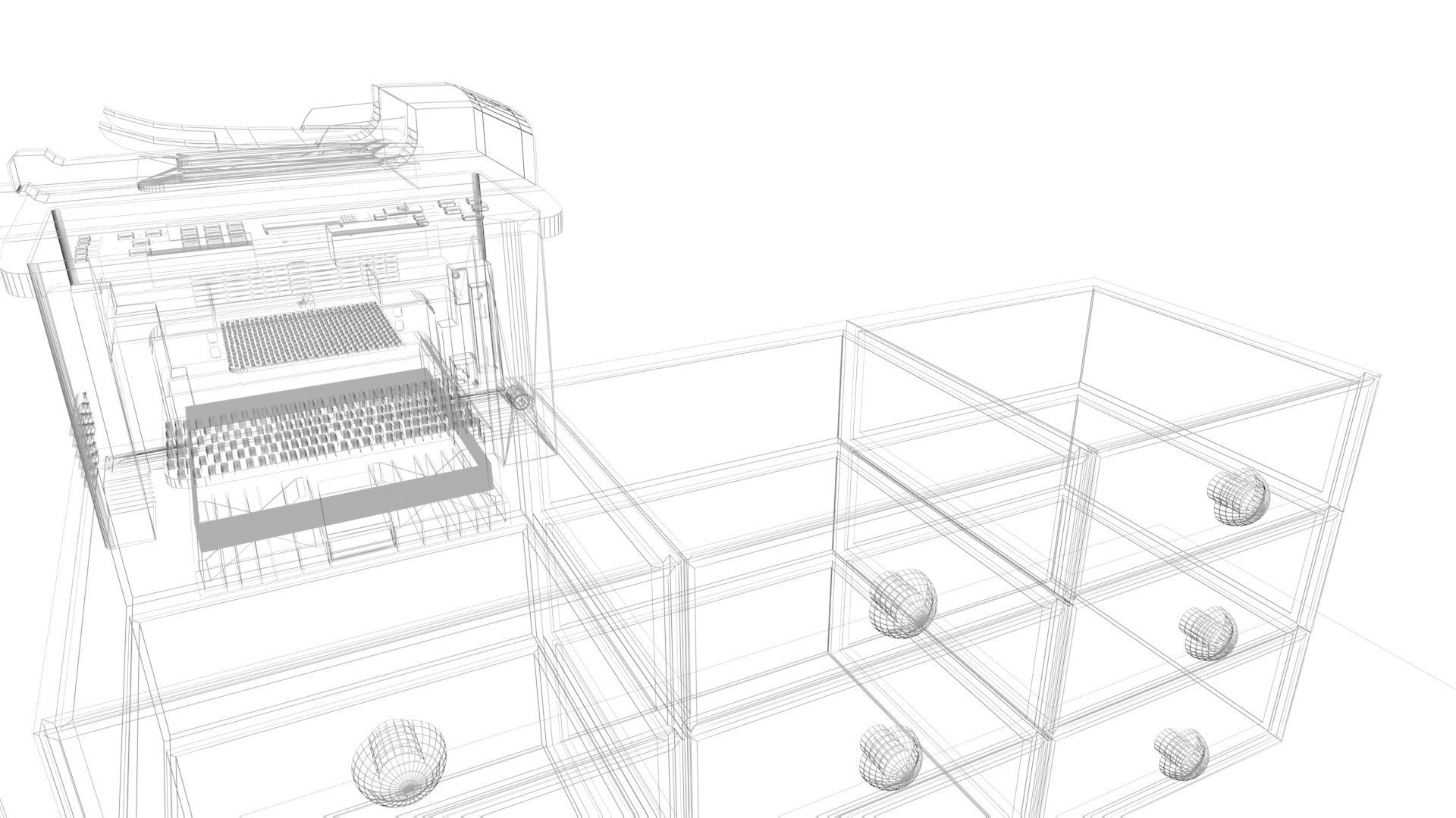 Computer Room 3D model_20