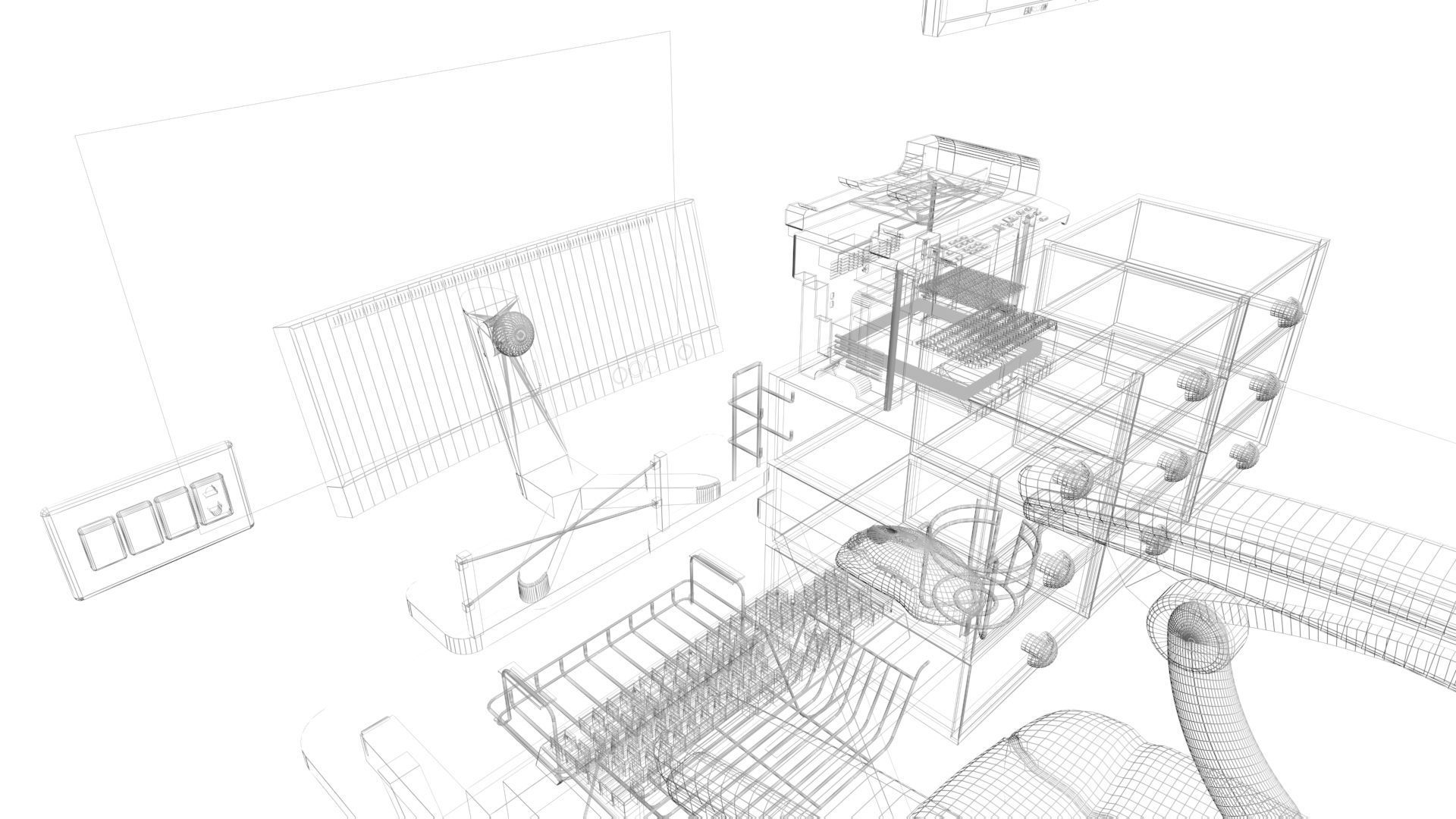 Computer Room 3D model_17