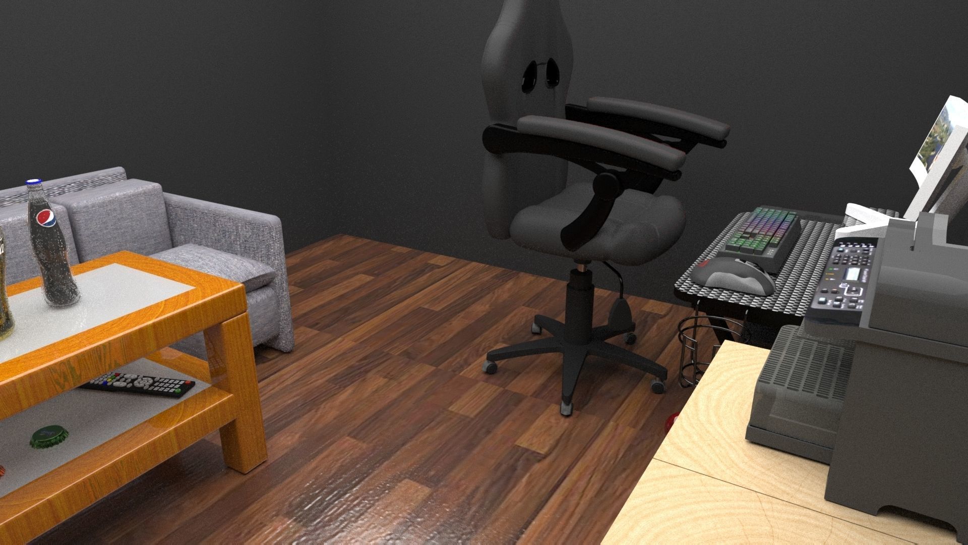 Computer Room 3D model_11