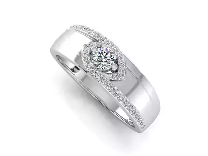 Diamond Jewelry Ring 3D print model