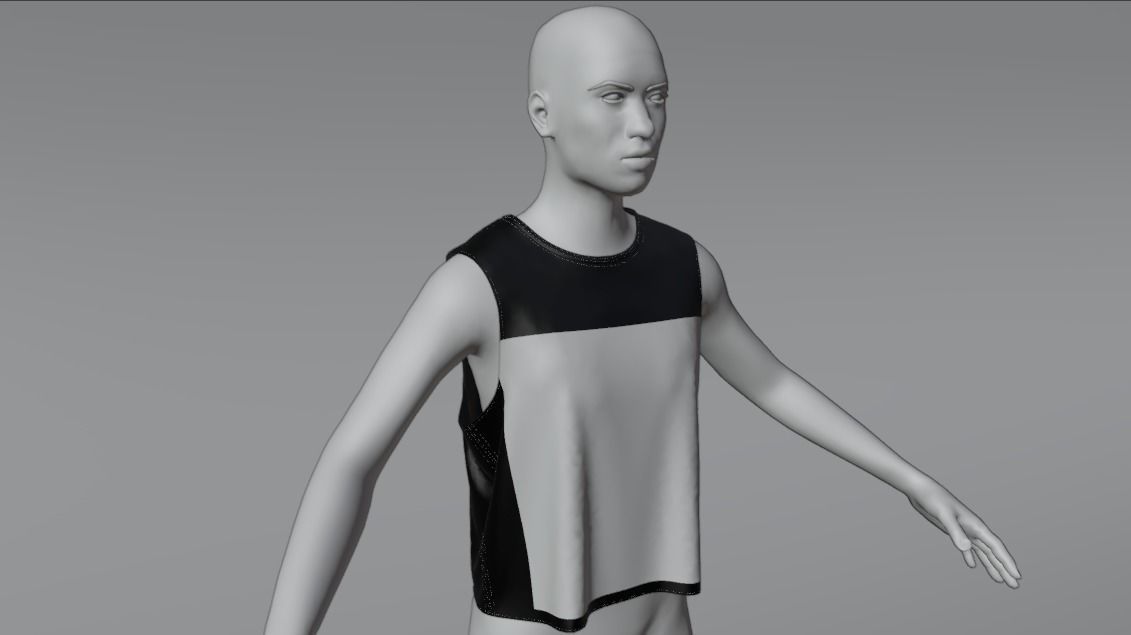 Tank Top Free 3D model_6