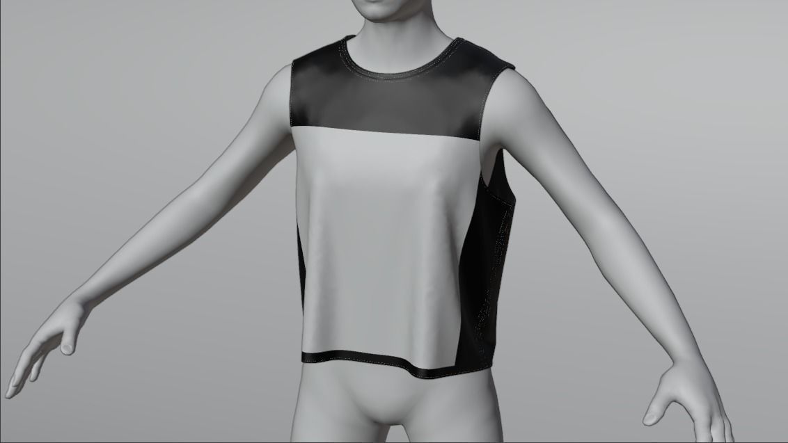 Tank Top Free 3D model_7