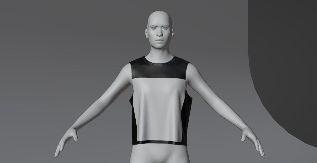 Tank Top Free 3D model_5