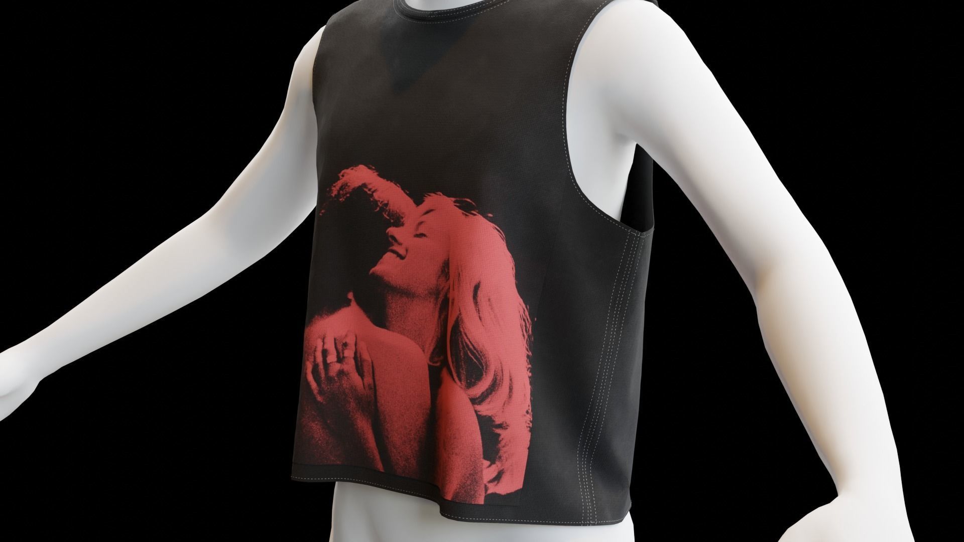 Tank Top Free 3D model_2