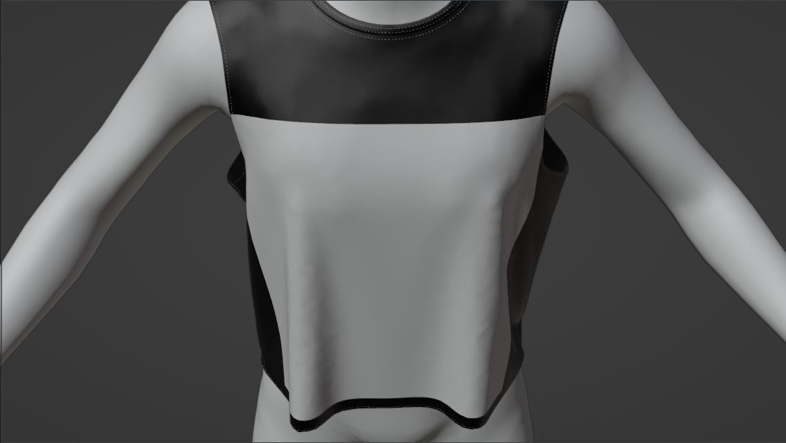 Tank Top Free 3D model_8
