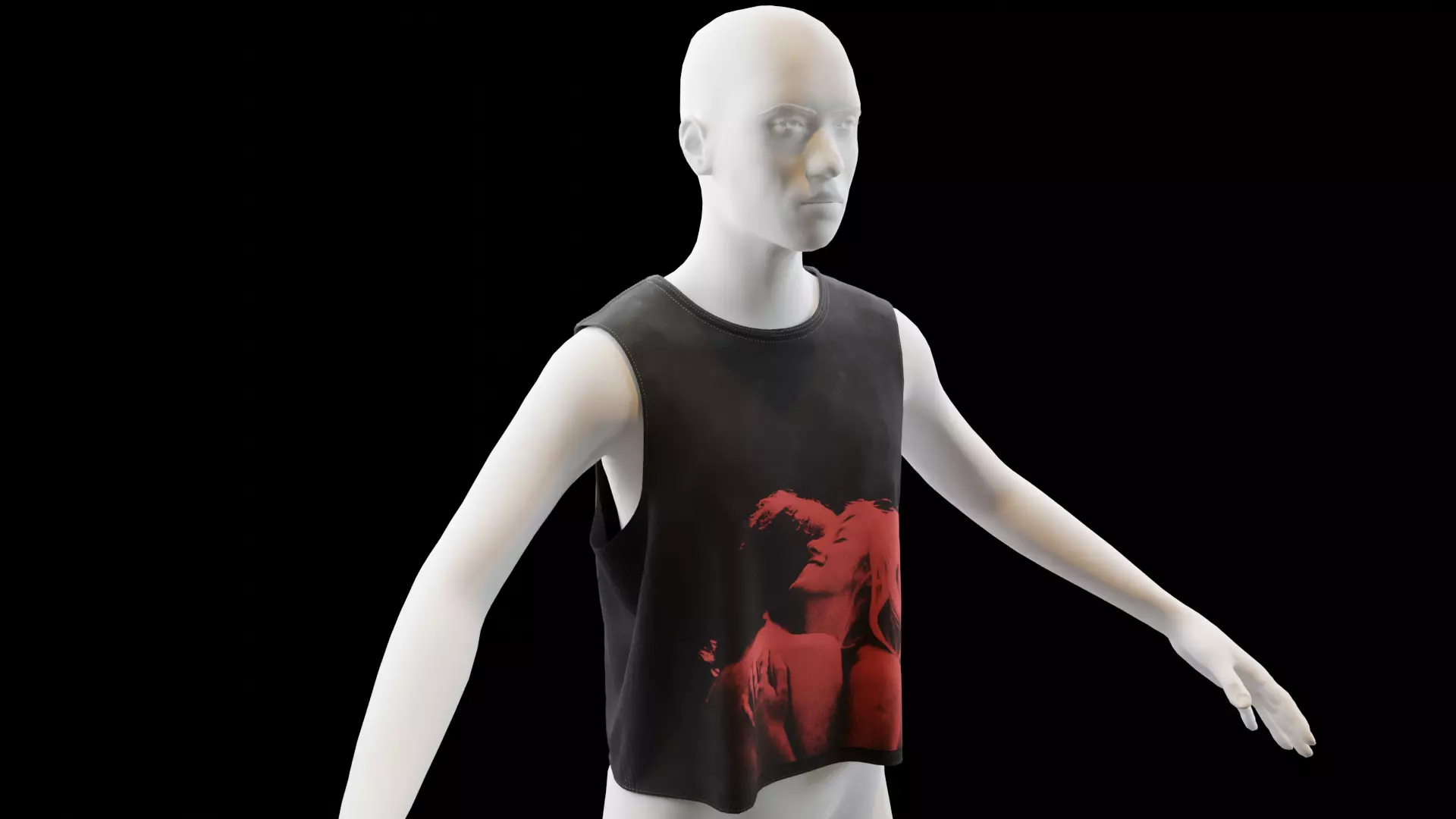 Tank Top Free 3D model_0