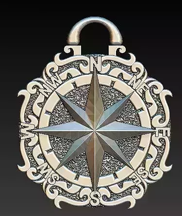 compass pendant