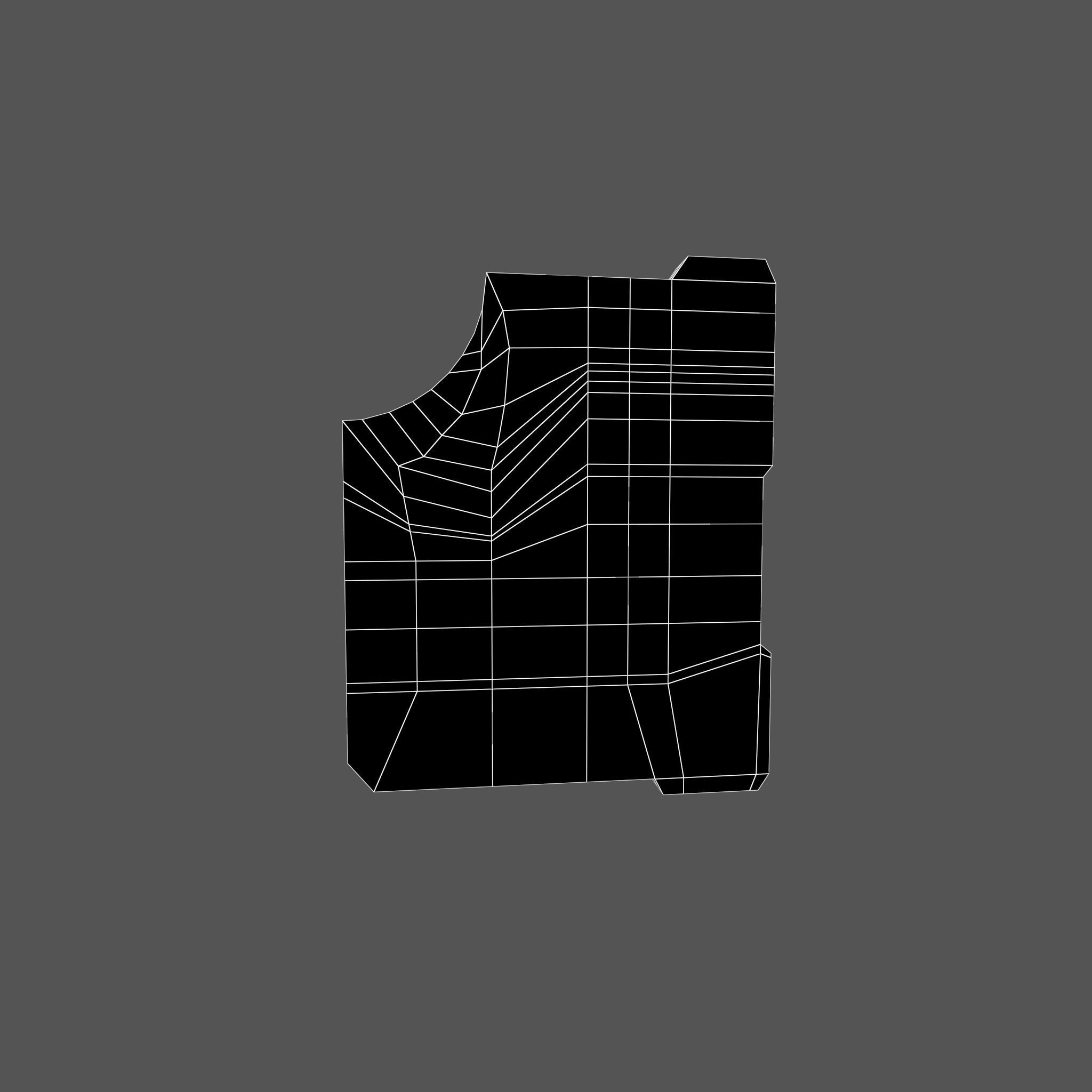 UHD High tech Graphical Interface v11 005 Low-poly 3D model_4