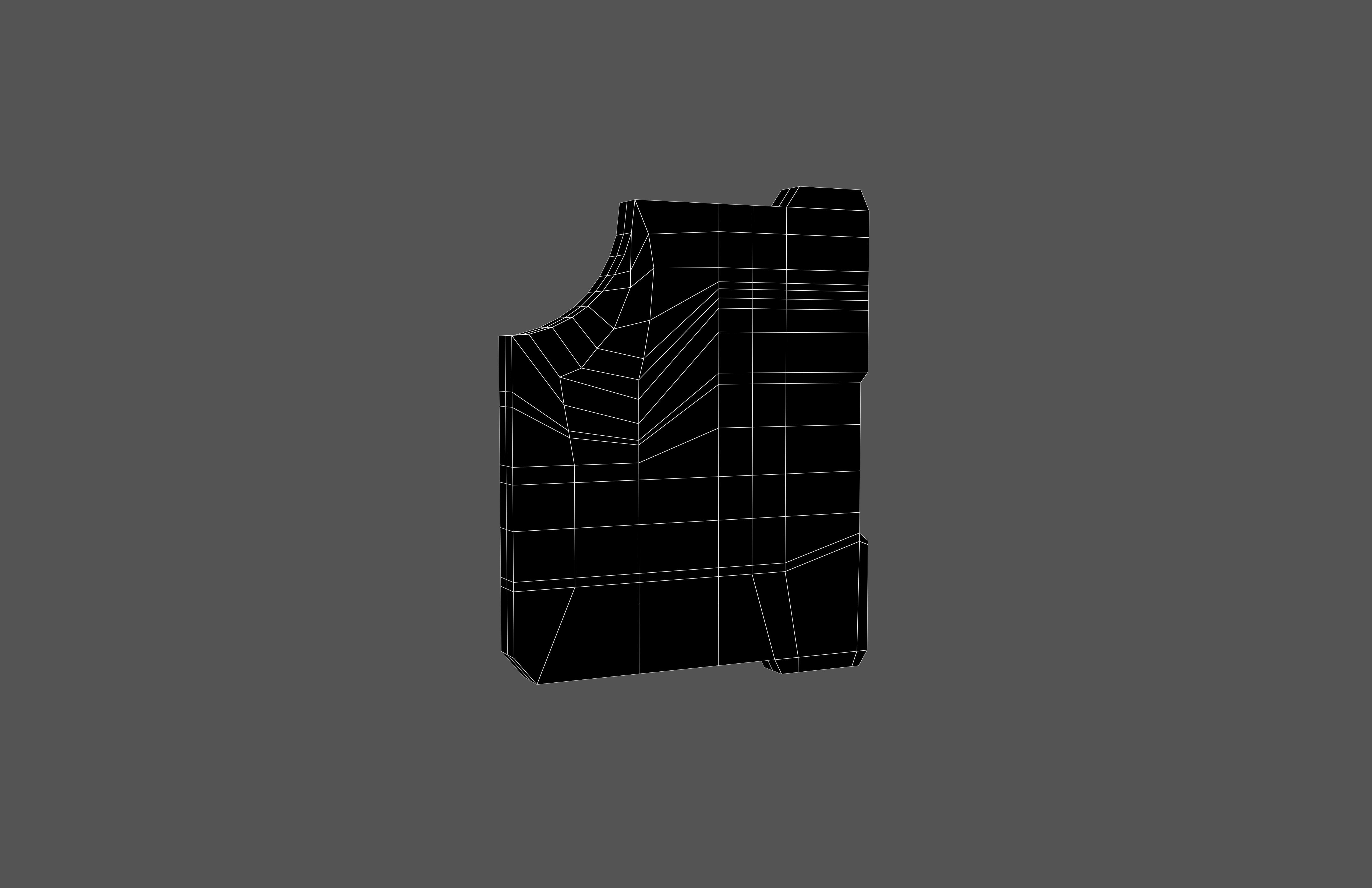 UHD High tech Graphical Interface v11 005 Low-poly 3D model_5