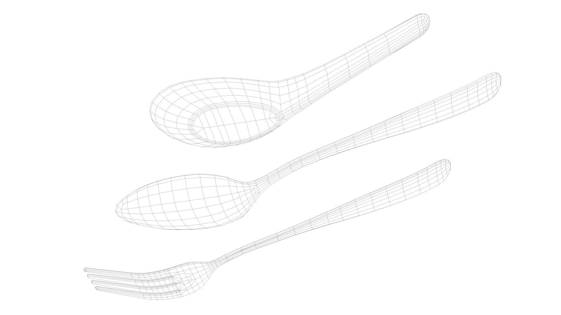 Tableware Collection 1 metal container with two compartments 3D model_27