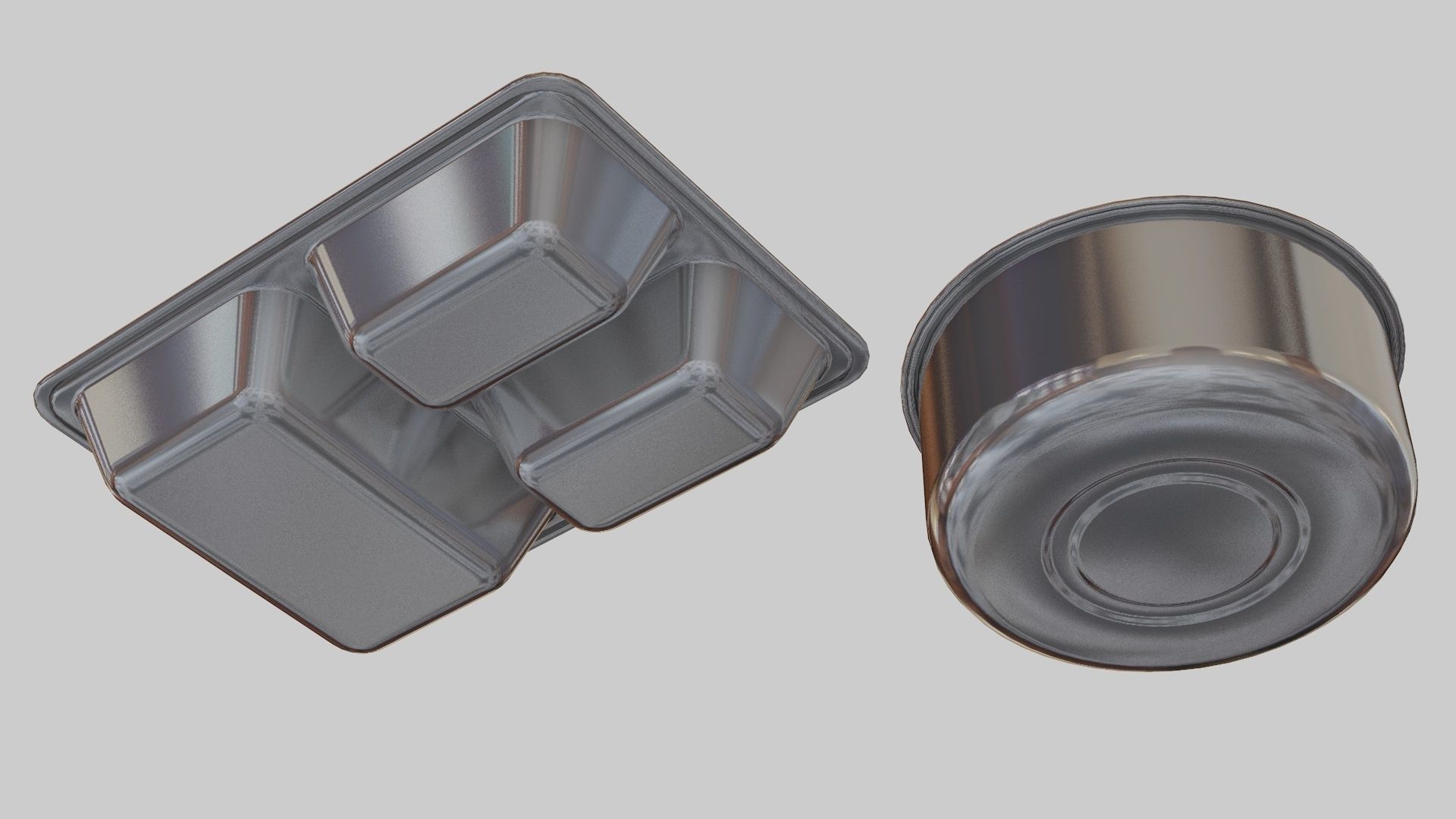 Tableware Collection 1 metal container with two compartments 3D model_12