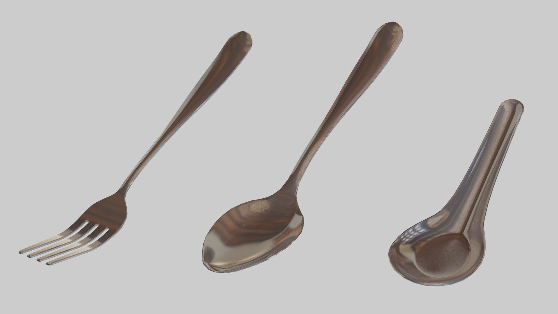 Tableware Collection 1 metal container with two compartments 3D model_24