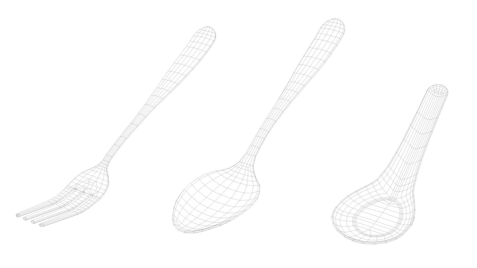 Tableware Collection 1 metal container with two compartments 3D model_25