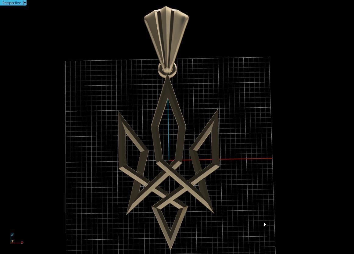 Ukrainian Trident 3D print model_10