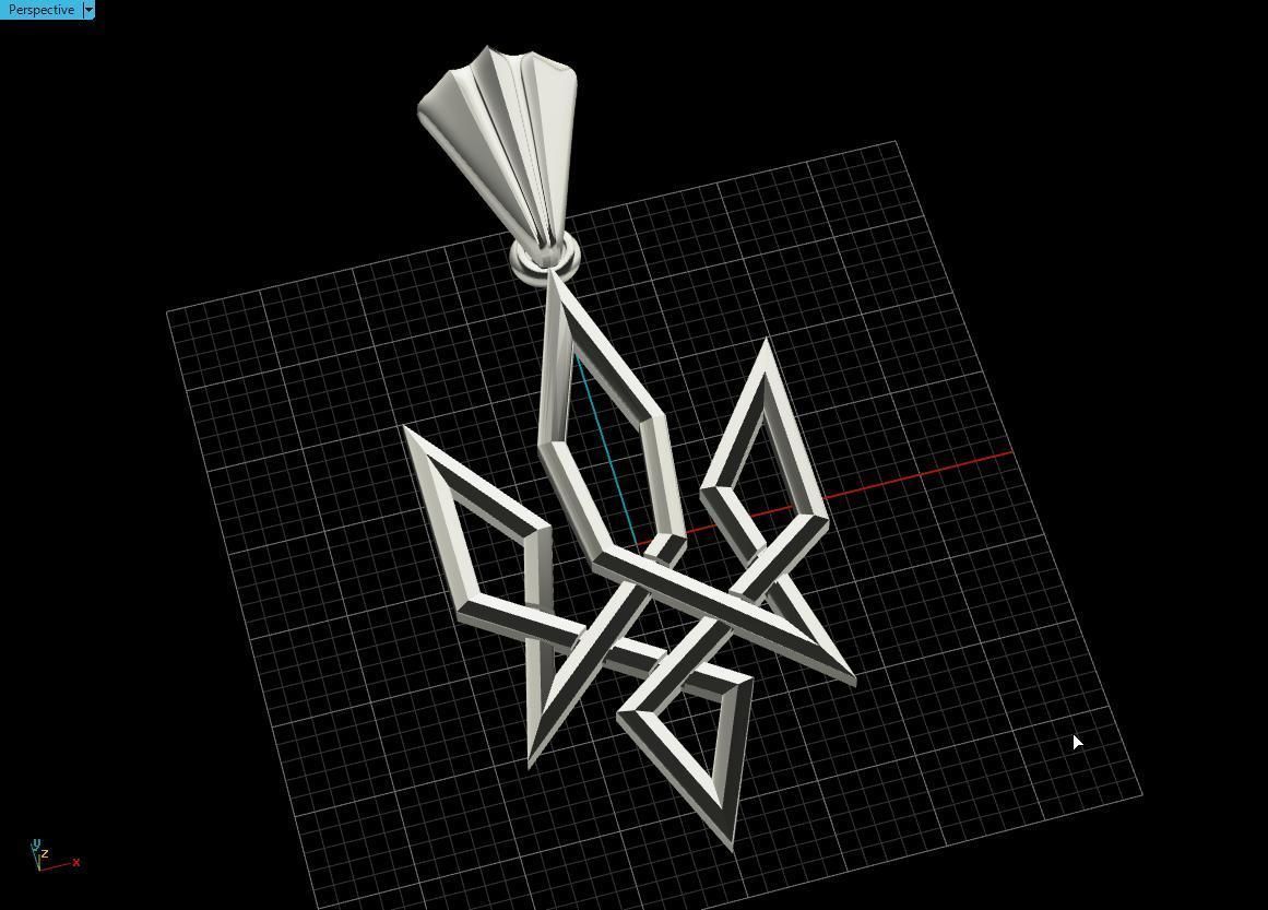 Ukrainian Trident 3D print model_14