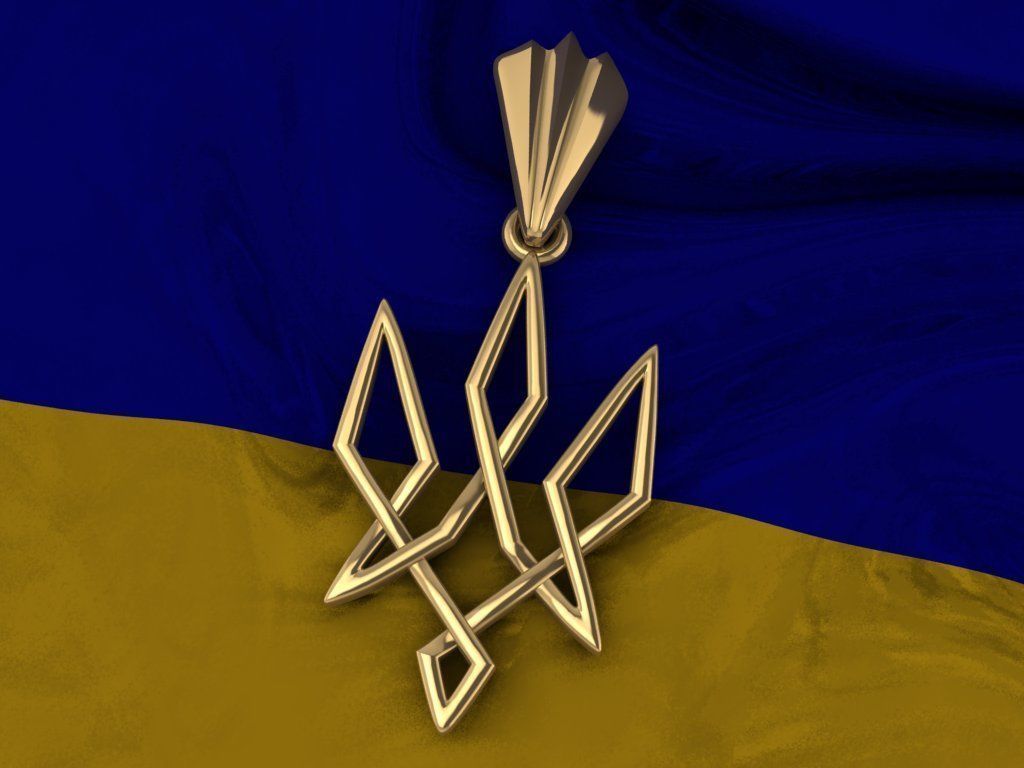 Ukrainian Trident 3D print model_3