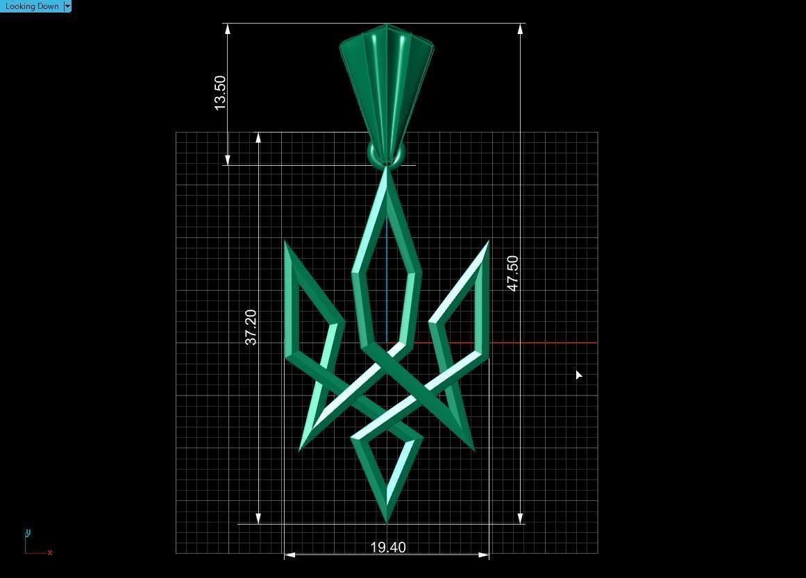 Ukrainian Trident 3D print model_19