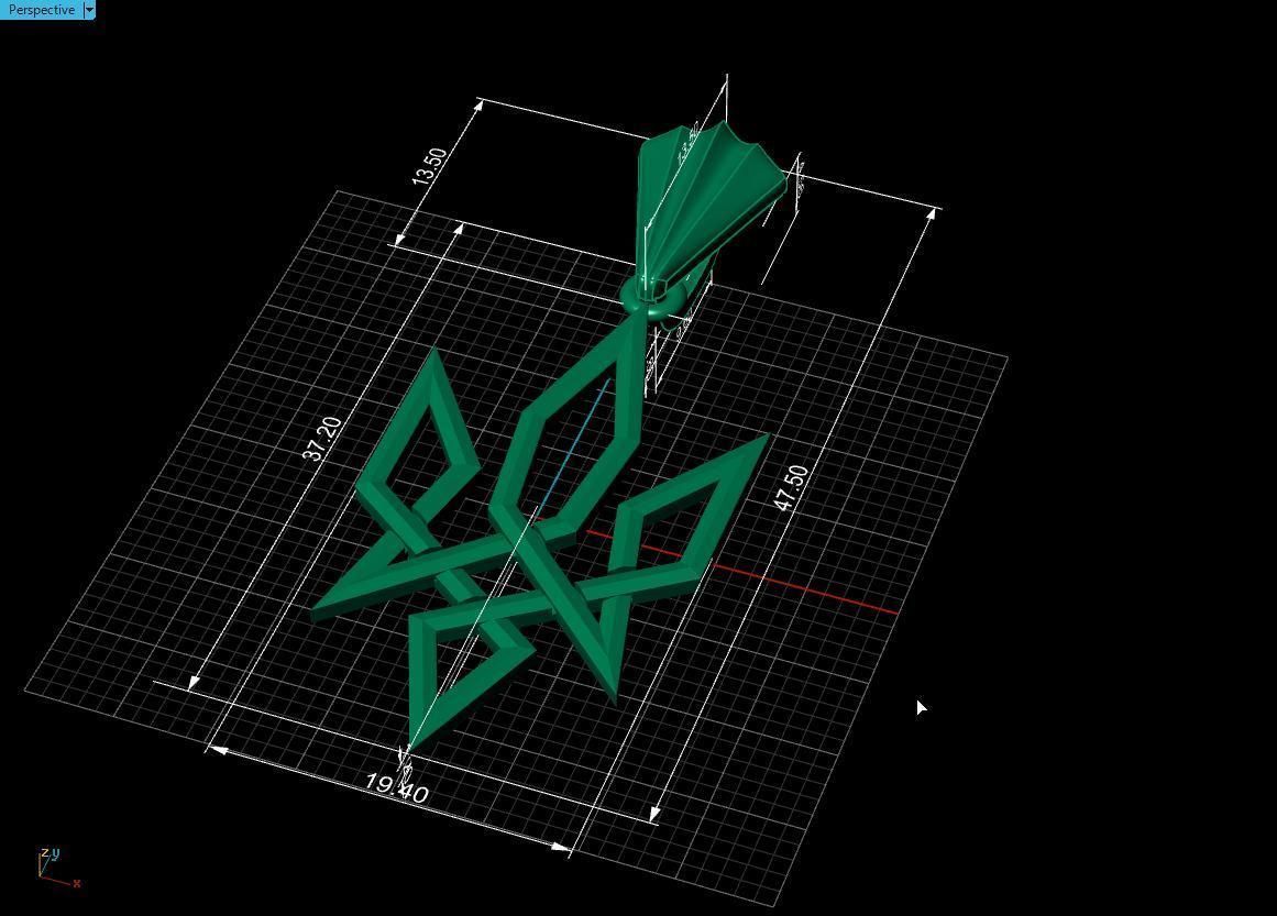 Ukrainian Trident 3D print model_20