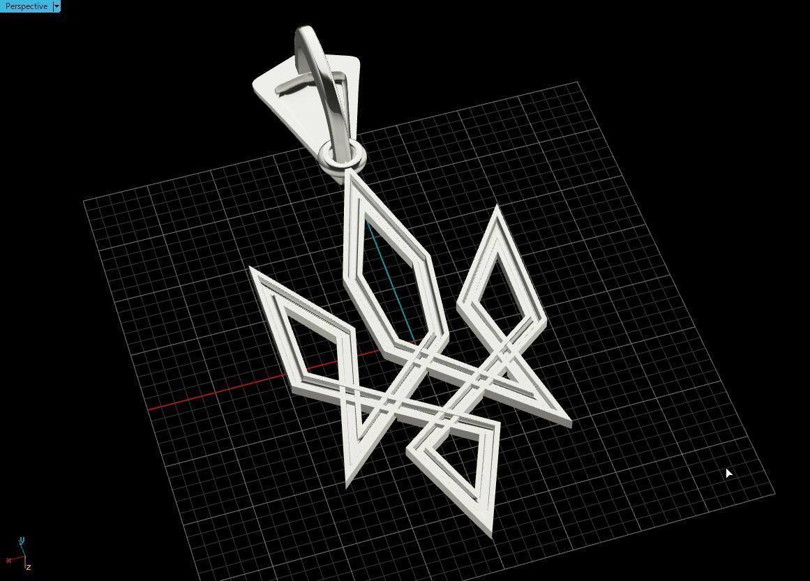 Ukrainian Trident 3D print model_16