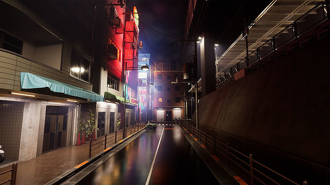 TOKYO Megapack Low-poly 3D model 7