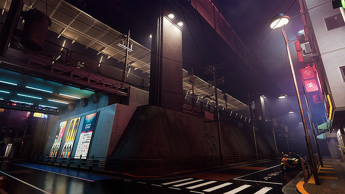 TOKYO Megapack Low-poly 3D model 5