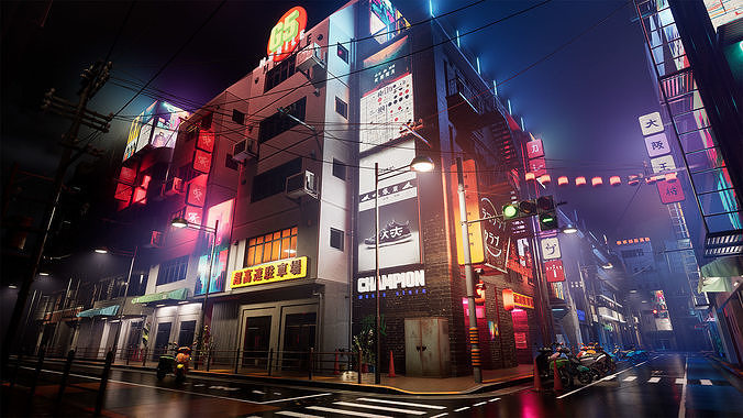 TOKYO Megapack Low-poly 3D model 4