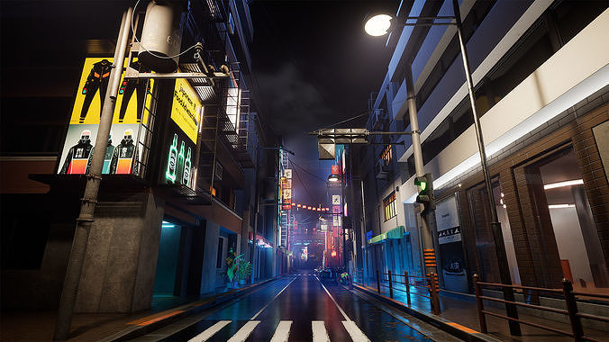 TOKYO Megapack Low-poly 3D model 6