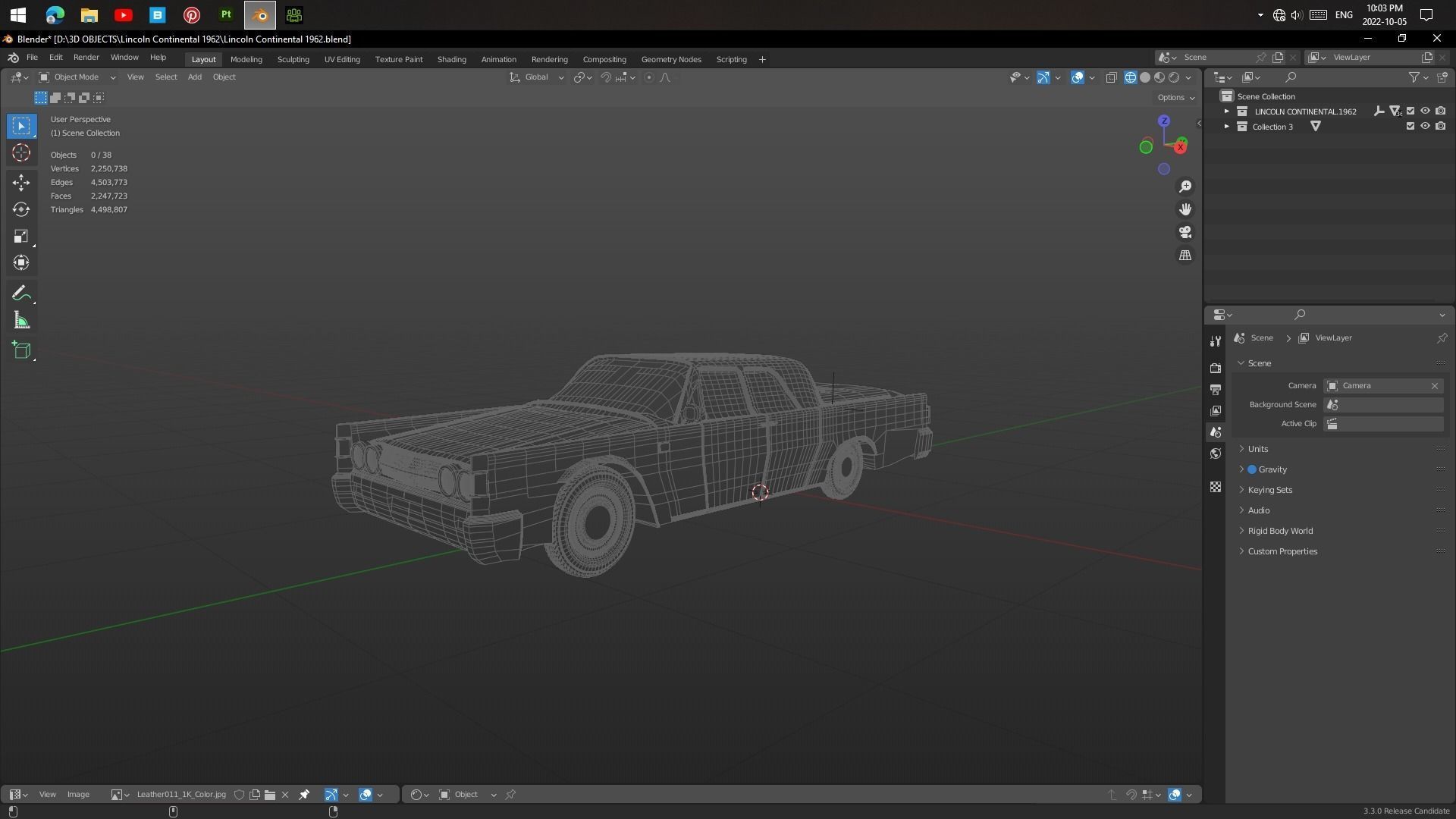 Lincoln Continental 1962 3D model_13
