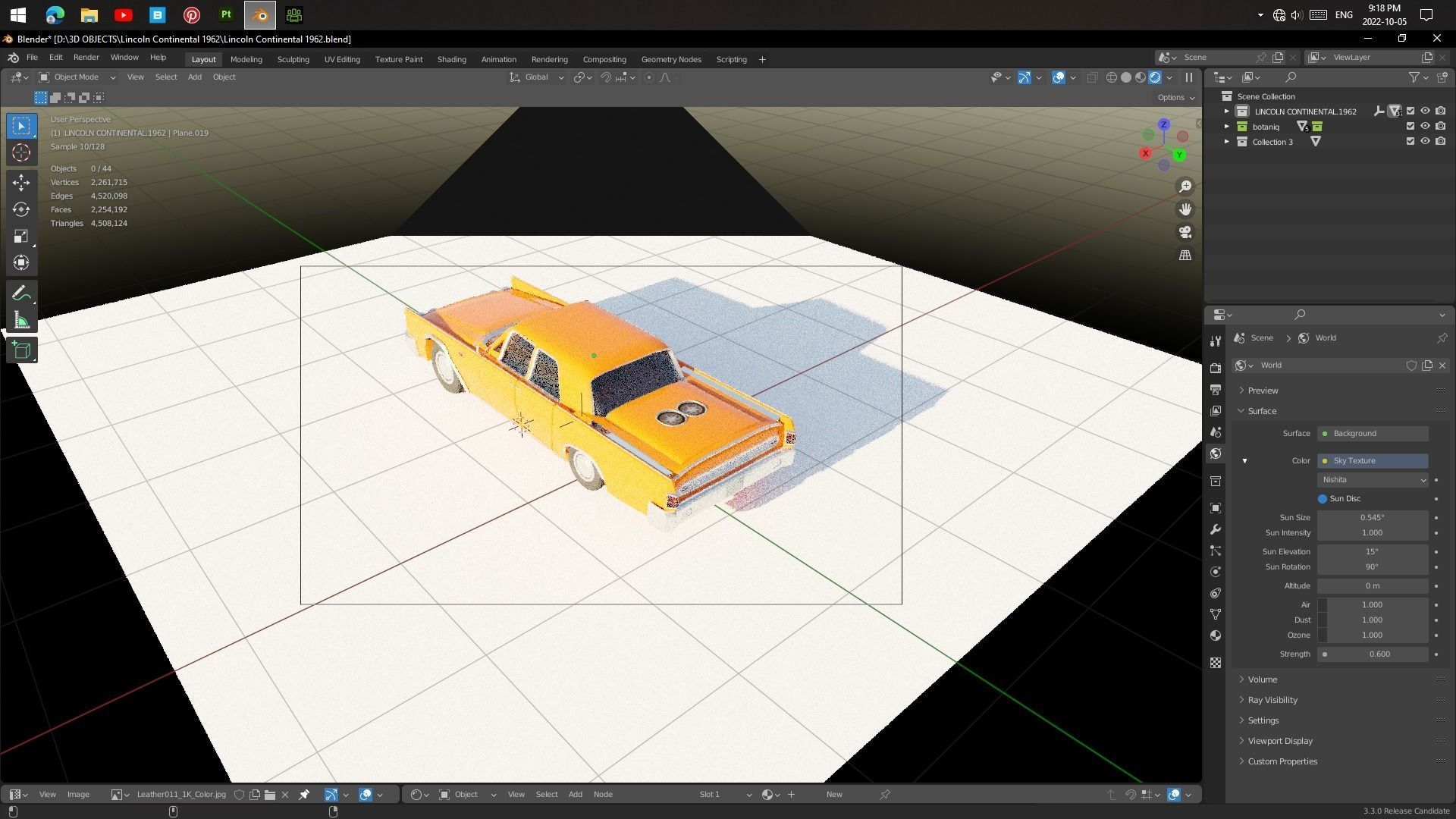 Lincoln Continental 1962 3D model_7