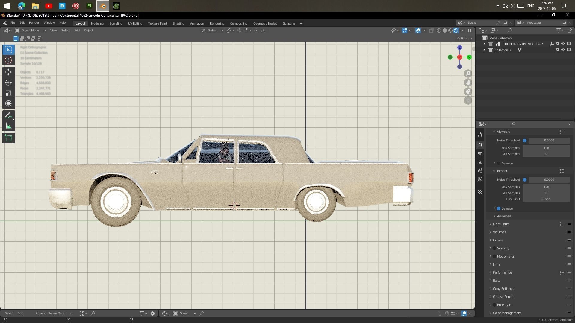 Lincoln Continental 1962 3D model_6